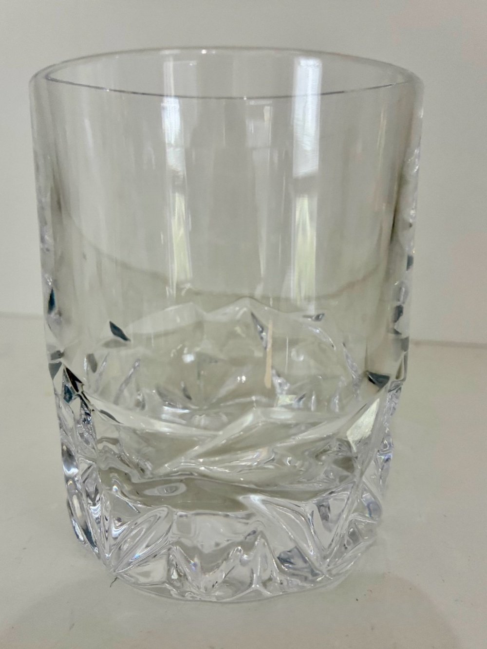 Tiffany Double Old Fashioned, Rock Cut, Set of Four